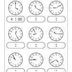 Telling Time Telling The Time Practice For Children Time Worksheets Intended For Learning To Tell The Time Worksheets