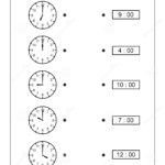 Telling Time Telling The Time Practice For Children Time Worksheets Regarding Learning To Tell The Time Worksheets