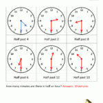 Telling Time To The Whole Hour Worksheets Hour Intended For Telling Time In Spanish Worksheets