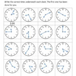 Telling Time Worksheet  Soccerphysicsonline Throughout Time Worksheets For Grade 2
