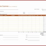 Template For Business Expense Report | Template Printable Inside Business Expenses Template