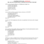 Test   Chapter 9 Unit Exam Answer Key The Age With The Enlightenment Worksheet Answer Key