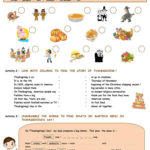 Thanksgiving Activities Worksheet  Free Esl Printable Worksheets Also Free Thanksgiving Worksheets For Reading Comprehension