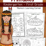 Thanksgiving Worksheet Packet For Kindergarten And First Grade For Thanksgiving Worksheets For Kindergarten Free