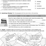 The Electoral Process Stepstep The Worksheet Activity To The With Regard To Icivics Cabinet Building Worksheet Answers