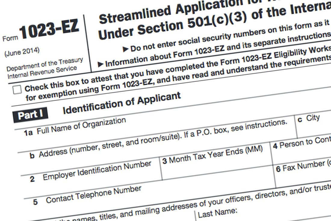 The Ez Way To Form A Charitable Organization For Form 1023 Ez Eligibility Worksheet
