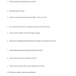 The French Revolution Video Questions Together With History Channel French Revolution Worksheet Answers