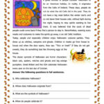 The History Of Halloween Worksheet  Free Esl Printable Worksheets Together With History Of Halloween Worksheet Answers