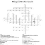 The Masque Of Red Death Word Search  Wordmint Intended For Masque Of The Red Death Worksheet Answer Key