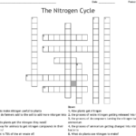 The Nitrogen Cycle Crossword  Wordmint With Nitrogen Cycle Worksheet Answer Key