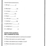 The Nuiances Of Converting Metric Units Worksheet  Medium Is Themess Along With Metric System Worksheets 5Th Grade