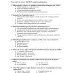 The Progressive Era Exam Intended For Progressive Era Review Worksheet Answers