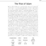 The Rise Of Islam Word Search  Wordmint With Rise Of Islam Worksheet