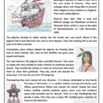 The Story Of Thanksgiving Worksheet  Free Esl Printable Worksheets Throughout History Of Thanksgiving Reading Comprehension Worksheets