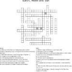 The Sunearthmoon System Crossword  Wordmint With Regard To The Sun Earth Moon System Worksheet