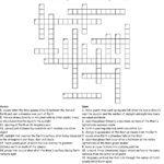 The Sunearthmoon System Crossword  Wordmint With The Sun Earth Moon System Worksheet