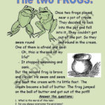 The Two Frogs Readingcomprehension  Esl Worksheetnurikzhan Also Frog Reading Comprehension Worksheets