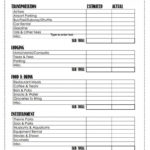 The Ultimate List Of Budgeting Printables From Pinterest  Busy Budgeter For Blank Budget Worksheet Printable