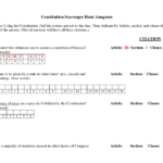 The Us Constitution Worksheet Answers  Briefencounters Together With Constitution Scavenger Hunt Worksheet Answer Key