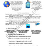 The World's Water Supply  Esl Worksheetjessica87 Intended For Freshwater And Saltwater Worksheets For 2Nd Grade
