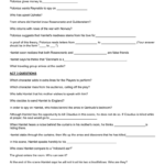 Theatre I Hamlet – Worksheet Act 2  3 Name Act 2 Questions Inside Theater Through The Ages Worksheet Answers