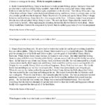 Theme Worksheet 1  Preview With Regard To Identifying Theme Worksheets