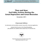 Then And Now Fed Policy Actions During The Great  Pages 1  8 For Tools Of The Federal Reserve Worksheet Answer Key