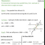Theorem 62  Class 9  Alternate Interior Angles Are Equal Along With Proving Parallel Lines Worksheet With Answers