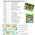 There Is There Are Worksheet  Free Esl Printable Worksheets Made And Is And Are Grammar Worksheets