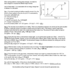 Thermochemistry Worksheet For Phases Of Matter Worksheet Answers