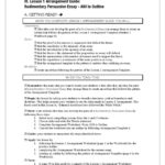 Thesis Statement Practice Rksheet High School Answers Activity Along With Thesis Statement Practice Worksheet