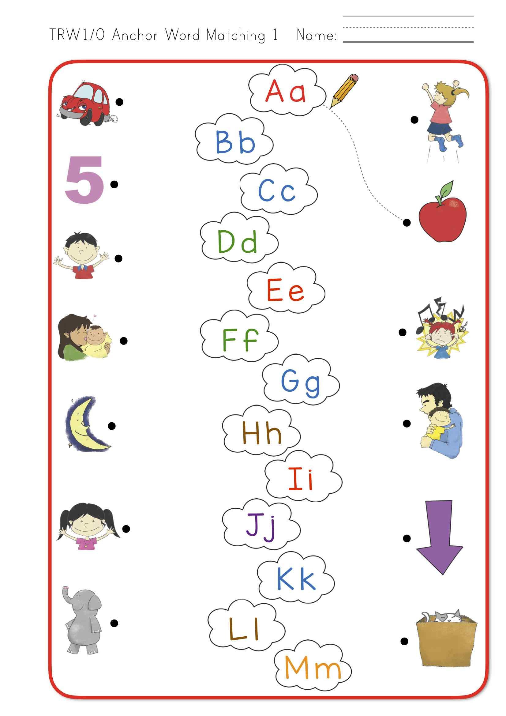 Think Read Write 1 Worksheet Pack  Elf Learning Pertaining To Learning To Read And Write Worksheets