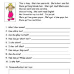 This Is Amy  Simple Reading Comprehension Worksheet  Free Esl As Well As Easy Reading Worksheets