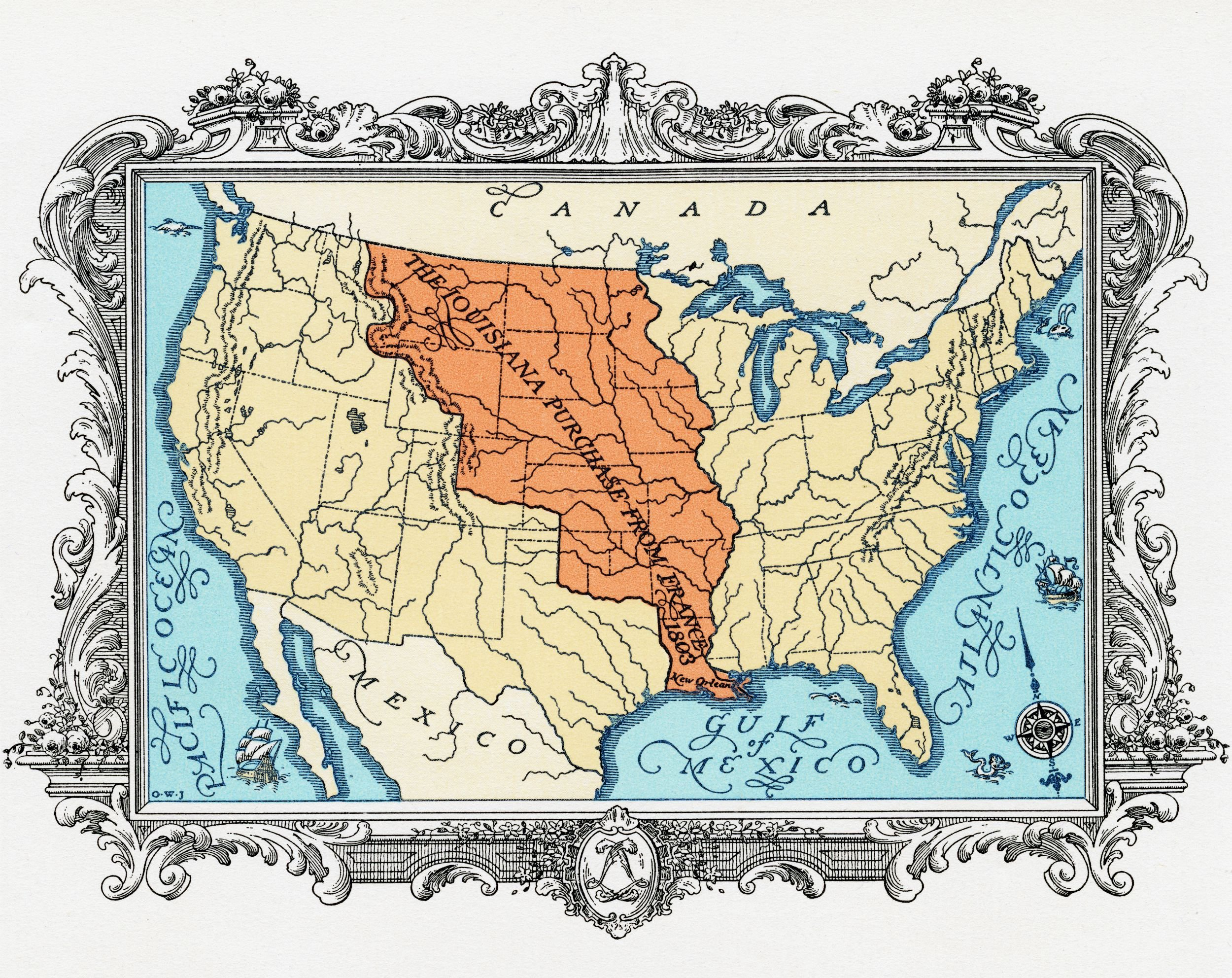 Thomas Jefferson And The Louisiana Purchase With Regard To Louisiana Purchase Map Activity Worksheet
