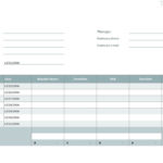 Time Card Template | Excel Time Card Template With Regard To Time Spreadsheet Template