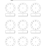 Time Worksheet New 933 Time Worksheets Blank Clocks Inside Printable Clock Worksheets