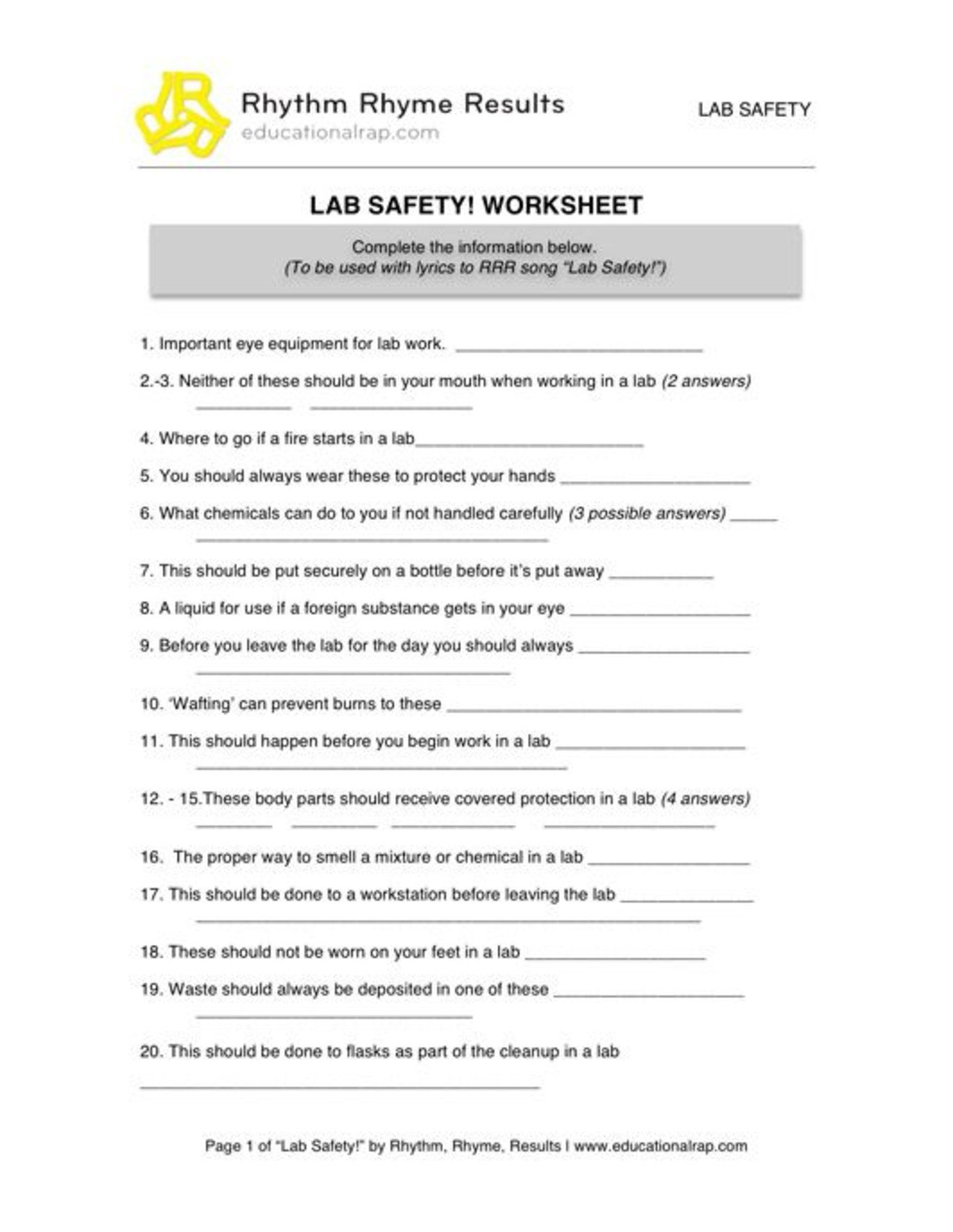 Top 25 Lab Safety Supply Hd Wallpapers Regarding Lab Safety Scenarios Worksheet Answers