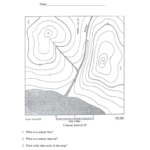 Topographic Map Practice For Topographic Map Reading Worksheet