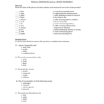 Tpj 3C1 Chapter 5 Review Worksheet Inside Medical Terminology Suffixes Worksheet