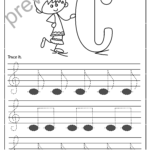 Tracing Music Notes Worksheets For Kids Treble Clef3  Anastasiya Inside Music Worksheets For Kids