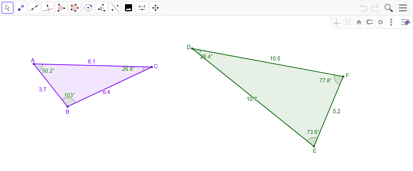 Triangle Inequalities – Geogebra Intended For Triangle Inequality Worksheet With Answers