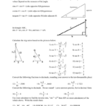 Trig Ratio Worksheet Answer Key The Trig Ratios Sine Cosine And Pertaining To Ratio Worksheets With Answers