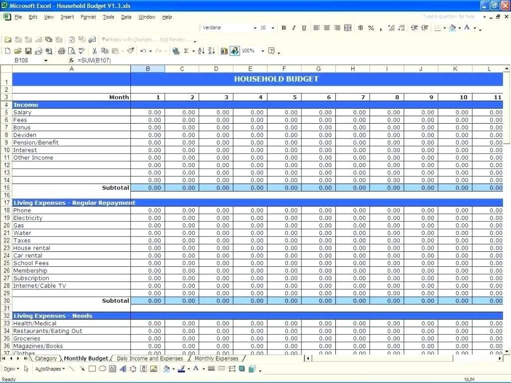 Trucking Income And Expense Spreadsheet Free Expenses Template For And Income And Expense Worksheet