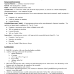 True Solutioncolloidsuspension Lab Together With Solutions Colloids And Suspensions Worksheet