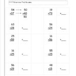 Two Digit Addition Worksheets From The Teacher's Guide Regarding Adding Three Numbers Worksheet