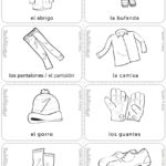 U La La Clothes Places Weather  Picture Dictionary  Rockalingua With Clothing In Spanish Worksheets
