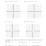 U6 – W4 Parallel And Perpendicular Lines Worksheet 1 Graph Each Within Parallel And Perpendicular Worksheet Answers