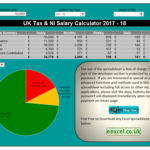 Uk Salary Calculator Template Spreadsheet   Eexcel Ltd With Income Tax Excel Spreadsheet