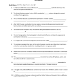 Unit 10 Review Worksheet The Cold War Or Foreign Policy Worksheet