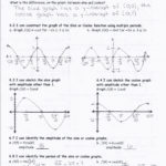 Unit 5 Graphs Of Sine And Cosine Functions  Mrs Anita Koen And Graphing Sine And Cosine Functions Worksheet Answers